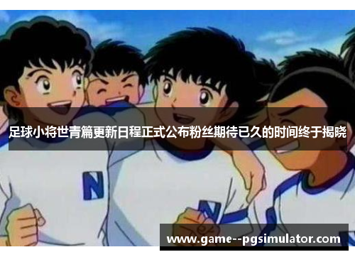 足球小将世青篇更新日程正式公布粉丝期待已久的时间终于揭晓